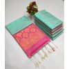 Pastle Blue with Baby Pink Soft Silk Saree - image 3 | Saree Palace Germany