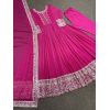 - Fuchsia pink color georgette anarkali suit - image 11 | Saree Palace Germany | Bazaa