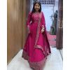 - Fuchsia pink color georgette anarkali suit - image 9 | Saree Palace Germany | Bazaa