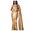 Golden Fancy Party Wear Saree - image 3 | Saree Palace Germany
