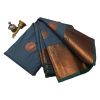 - Grey Soft Pattu Saree - image 3 | Saree Palace Germany | Bazaa