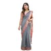 - Grey Tissue Silk Cotton Saree - image 3 | Saree Palace Germany | Bazaa