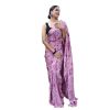 - Lavender Georgette saree - image 3 | Saree Palace Germany | Bazaa