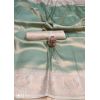 - Pastel Green with Copper Work Soft Silk Saree - image 9 | Saree Palace Germany | Bazaa