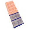 Peach orange and blue silk saree - image 3 | Saree Palace Germany