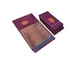 Wine Soft SIlk Saree - image 3 | Saree Palace Germany