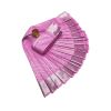 - Baby pink Elite bridal silk saree with silver jari & golden Jari - image 3 | Princess Fashion | Bazaa