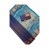 - Blue Bridal soft silk sarees with contrast blouse and pallu - image 3 | Princess Fashion | Bazaa