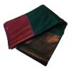 Dark Green & Pink Half Silk Saree - image 3 | Saree Palace Germany