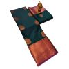 Dark green & Pink Semi Silk Saree - image 3 | Saree Palace Germany