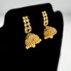 - Gold Plated Polki Kundan Jhumka - image 3 | Vastraany | Bazaa