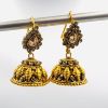 - Gold Plated Polki Kundan Jhumka - image 4 | Vastraany | Bazaa