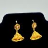 - Gold Plated Polki Kundan Jhumka - image 4 | Vastraany | Bazaa