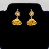 - Gold Plated Polki Kundan Jhumka - image 5 | Vastraany | Bazaa