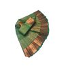 - Green Elite bridal silk saree with silver jari & golden Jari - image 3 | Princess Fashion | Bazaa