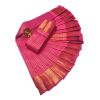 - Pink Elite bridal silk saree with silver jari & golden Jari - image 3 | Princess Fashion | Bazaa
