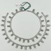 - Indian Silver Anklets / Payal / Golusu / Shiny stone - image 3 | Vastraany | Bazaa