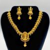 - South Indian Gold Necklace with Temple Finished Maha Laxmi - image 3 | Vastraany | Bazaa