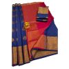 Blue Kanchipuram silk saree - image 3 | Saree Palace Germany
