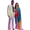 Fancy Georgette multicolor saree - image 10 | Saree Palace Germany
