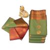 Light green organza saree - image 3 | Saree Palace Germany
