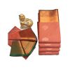 Peach kanchivaram silk saree - image 3 | Saree Palace Germany