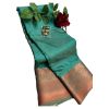 - Green Kanchipuram Blended Silk Saree - image 3 | Saree Palace Germany | Bazaa