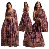 - New Eid Collection Trendy Purple Indian Bollywood Stylish Designer Ready to Wear Lehenga - image 3 | Saree Palace Germany | Bazaa