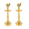 - Brass Samai Kuthu Vilakku Peacock Diya for Temple, Home Decor | Medium Size | Set of 2 - image 3 | Indi Store | Bazaa