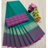 - Chettinad Cotton Sarees fancy design With Blouse - image 3 | Indi Store | Bazaa