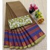 - ​Chettinad Cotton Sarees With Intricate Woven Jari Border with blouse​ - image 3 | Indi Store | Bazaa