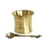 - pancha pathiram with spoon | Brass - image 3 | Indi Store | Bazaa