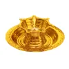 - Seven Star Plate Deep | Brass | Medium Size - image 3 | Indi Store | Bazaa