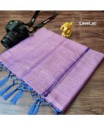 - Lavender kubera silk saree - image 5 | Saree Palace Germany | Bazaa