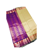 Light Pista Green & Purple Soft Silk Saree - image 3 | Saree Palace Germany