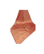- Peech Pink Cotton Woven Saree - image 3 | Saree Palace Germany | Bazaa