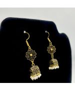 - Black Gold indian Minimalist Earring - image 3 | Vastraany | Bazaa