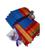 - Kalyani cotton Sarees with rich pallu and blouse - image 8 | Princess Fashion | Bazaa