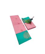 - Rose Soft silk sarees with very rich butta embossed silk sarees - image 3 | Princess Fashion | Bazaa
