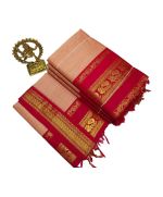 - Cotton saree with red boarder - image 3 | Saree Palace Germany | Bazaa