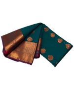 - Green Soft Pattu Saree - image 3 | Saree Palace Germany | Bazaa