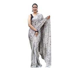 - Chiffon printed saree - image 3 | Saree Palace Germany | Bazaa