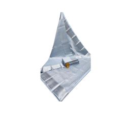 - Shiny Silver Half Silk Saree - image 3 | Saree Palace Germany | Bazaa