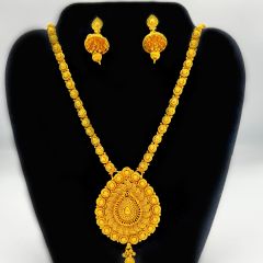 - Long golden indian necklace - image 3 | Vastraany | Bazaa