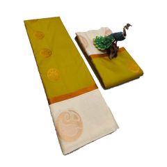 - Pista green Soft silk sarees with very rich butta embossed silk sarees - image 3 | Princess Fashion | Bazaa