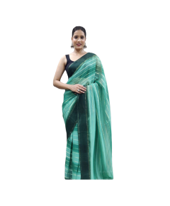 - Sea Green One minute Party Wear Saree - image 3 | Saree Palace Germany | Bazaa