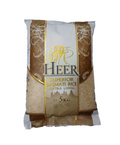 Heer Superior Basmati Rice Extra Long 5Kg - image 1 | Inaivaa