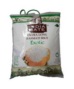 India Gate Extra Long Basmati Rice Exotic 5Kg - image 1 | Inaivaa