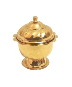 - Kumkum Chimizh | Brass | Medium Size - image 4 | Indi Store | Bazaa