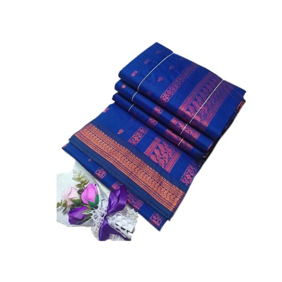 - Blue Pattu Saree - image 3 | Saree Palace Germany | Bazaa